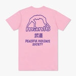 T-shirt Manto Society 25 rosa