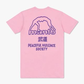 T-shirt Manto Society 25 rosa