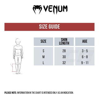 Schienbeinschoner Kind Venum Elite Schwarz