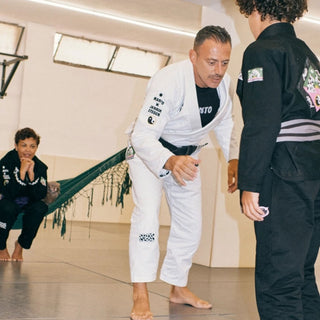 BJJ Gi Manto Hunde Weiß 