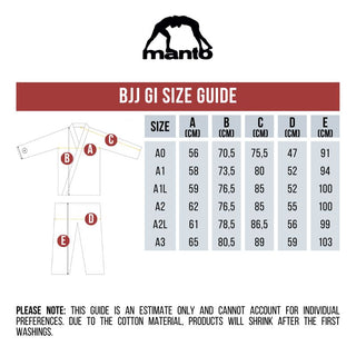 BJJ Gi Manto Society schwarz