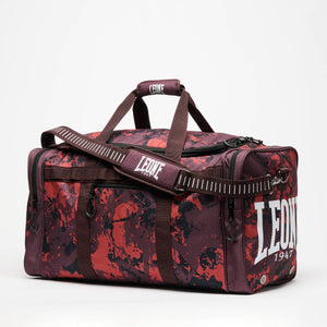 Sporttasche Leone Urban Fighter AC960 Rot-Schwarz Camo-Combat Arena