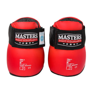 Fußschützer Point Fighting Masters WAKO Rot 