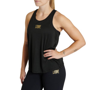 Tanktop Frau Leone DNA ABX729 Schwarz 