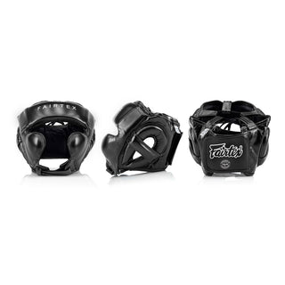 Caschetto Fairtex Pro Boxing HG18 con parazigomi-Combat Arena