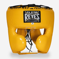 Kopfschutz Cleto Reyes mit Wangenschutz Gelb-Combat Arena