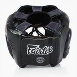 Kopfschutz Fairtex Diagonal Vision Sparring HG13 Schwarz-Blau 
