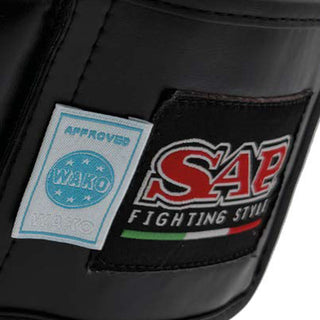 Kopfschutz SAP Combat WAKO Schwarz mit Visier-Combat Arena