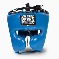 Kopfschutz Cleto Reyes mit Wangenschutz Blau-Combat Arena