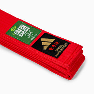 Gürtel Adidas Elite WKF Rot mit Kanji 