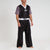 Divisa Semi contact Point Fighting WAKO Leone AB991 Nero-Combat Arena