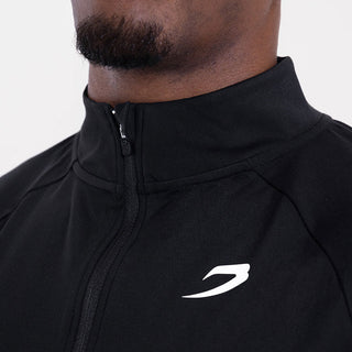 Felpa Boxraw Valdes con zip Nero-Combat Arena