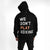 Felpa Boxraw We Don't Play Boxing oversize con cappuccio Nero-Combat Arena