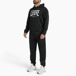 Sweatshirt Leone Logo mit Kapuze ABX119 Schwarz 