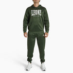 Sweatshirt Leone Logo mit Kapuze ABX119 Grün 