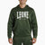 Sweatshirt Leone Logo mit Kapuze ABX119 Grün 