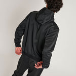 Sweatshirt Leone Balck Lion mit Kapuze ABX313 Schwarz 