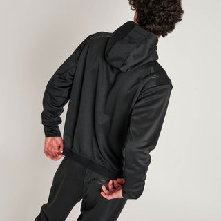 Sweatshirt Leone Balck Lion mit Kapuze ABX313 Schwarz 