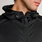 Sweatshirt Leone Balck Lion mit Kapuze ABX313 Schwarz 