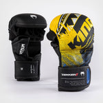 MMA-Handschuhe Tekken 8 King Schwarz-Gelb-Combat Arena
