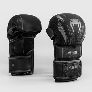 MMA-Handschuhe Venum Amazonia Reborn Schwarz-Grau-Combat Arena