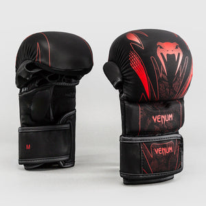 MMA-Handschuhe Venum Amazonia Reborn Schwarz-Rot-Combat Arena