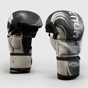 MMA-Handschuhe Venum Galactic 3.0 Beige-Schwarz-Combat Arena