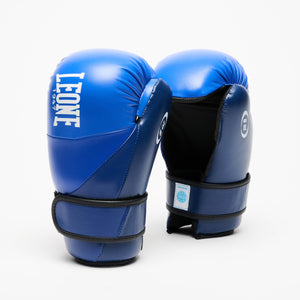 Point-Handschuhe Fighting Leone WAKO GN600 Blau-Combat Arena