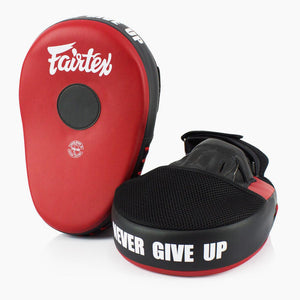 Boxpratzen Fairtex Maximiertes FMV13 Rot-Schwarz-Combat Arena