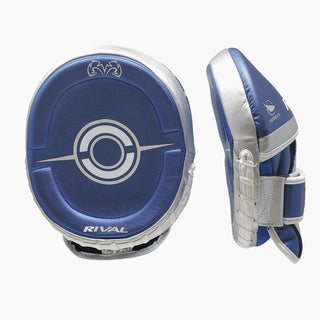 Boxpratzen Rival Professionelle RPM100 Blau-Silber-Combat Arena