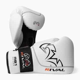 Boxsack-Handschuhe Rival RB1 Ultra 20th Anniversary Weiß-Combat Arena