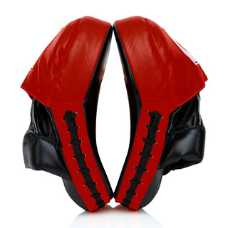 Boxpratzen Fairtex Ultimative Konturierte FMV9 Schwarz-Rot 