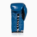 Boxhandschuhe Cleto Reyes Professional CB2 Blau-schwarz mit Schnürsenkeln