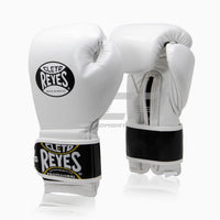 Boxhandschuhe Cleto Reyes Sparring CE6 Weiß-Schwarz-Combat Arena