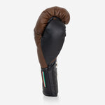 Boxhandschuhe Di Nardo mit Schnürsenkel 12 Oz Braun-schwarz-Combat Arena