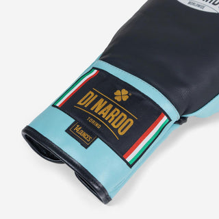 Boxhandschuhe Di Nardo mit Schnürsenkel 14 Oz Schwarz-Wasser-Combat Arena