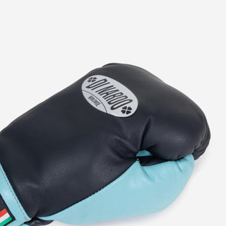 Boxhandschuhe Di Nardo mit Schnürsenkel 14 Oz Schwarz-Wasser-Combat Arena
