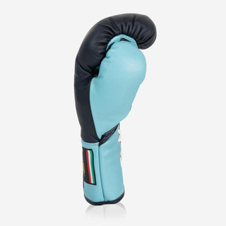 Boxhandschuhe Di Nardo mit Schnürsenkel 14 Oz Schwarz-Wasser-Combat Arena