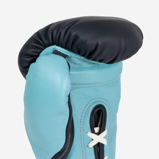 Boxhandschuhe Di Nardo mit Schnürsenkel 14 Oz Schwarz-Wasser-Combat Arena