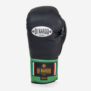 Boxhandschuhe Di Nardo mit Schnürsenkel 14 Oz Schwarz-grün-Combat Arena