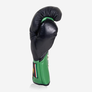 Boxhandschuhe Di Nardo mit Schnürsenkel 14 Oz Schwarz-grün-Combat Arena
