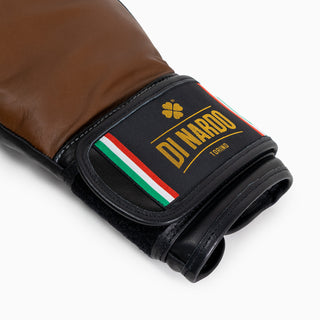 Boxhandschuhe Di Nardo mit Klettverschluss 12 Oz Braun-schwarz 