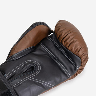 Boxhandschuhe Di Nardo mit Klettverschluss 12 Oz Braun-schwarz 