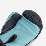 Boxhandschuhe Di Nardo mit Klettverschluss 14 Oz Schwarz-Wasser-Combat Arena