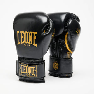Boxhandschuhe Leone GOAT GN103 Schwarz-Combat Arena