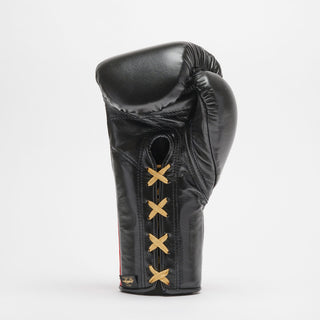 Guantoni Leone Orlando Tricolore con lacci Nero-Combat Arena