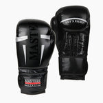 Boxhandschuhe Meister WAKO 10 Oz Schwarz-Combat Arena