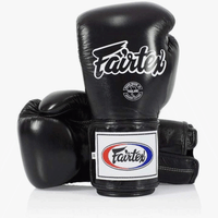Muay Thai Handschuhe Fairtex BGV5 Super Sparring Schwarz-Combat Arena