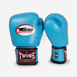 Muay Thai Handschuhe Twins Special BGVL 3 Azurblau