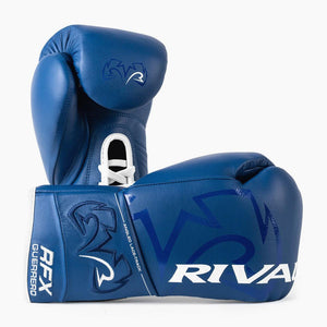 Boxhandschuhe Rival RFX Guerrero Pro Fight HDE-F Blau 10 Oz-Combat Arena